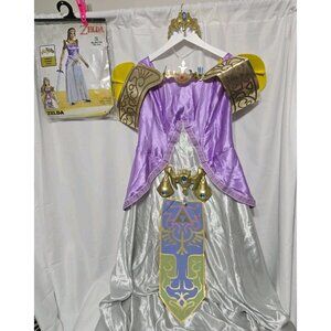 Princess Zelda Deluxe The Legend Of Zelda Video Game Womens Costume Size XL